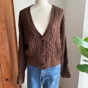 Women's Brown Cardigan